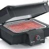 Severin Elektrogrill SEVO Smart Control GT - Boost Zone 500°C - Mit Deckel - 3.000 W -Broil King Store Severin Sevo Smart Control GT PG8138 leicht geoeffnet