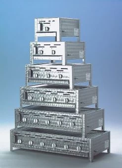 TGO 1-Brenner Gastrobräter / Gasbräter Mit Rost + Stahlpfanne