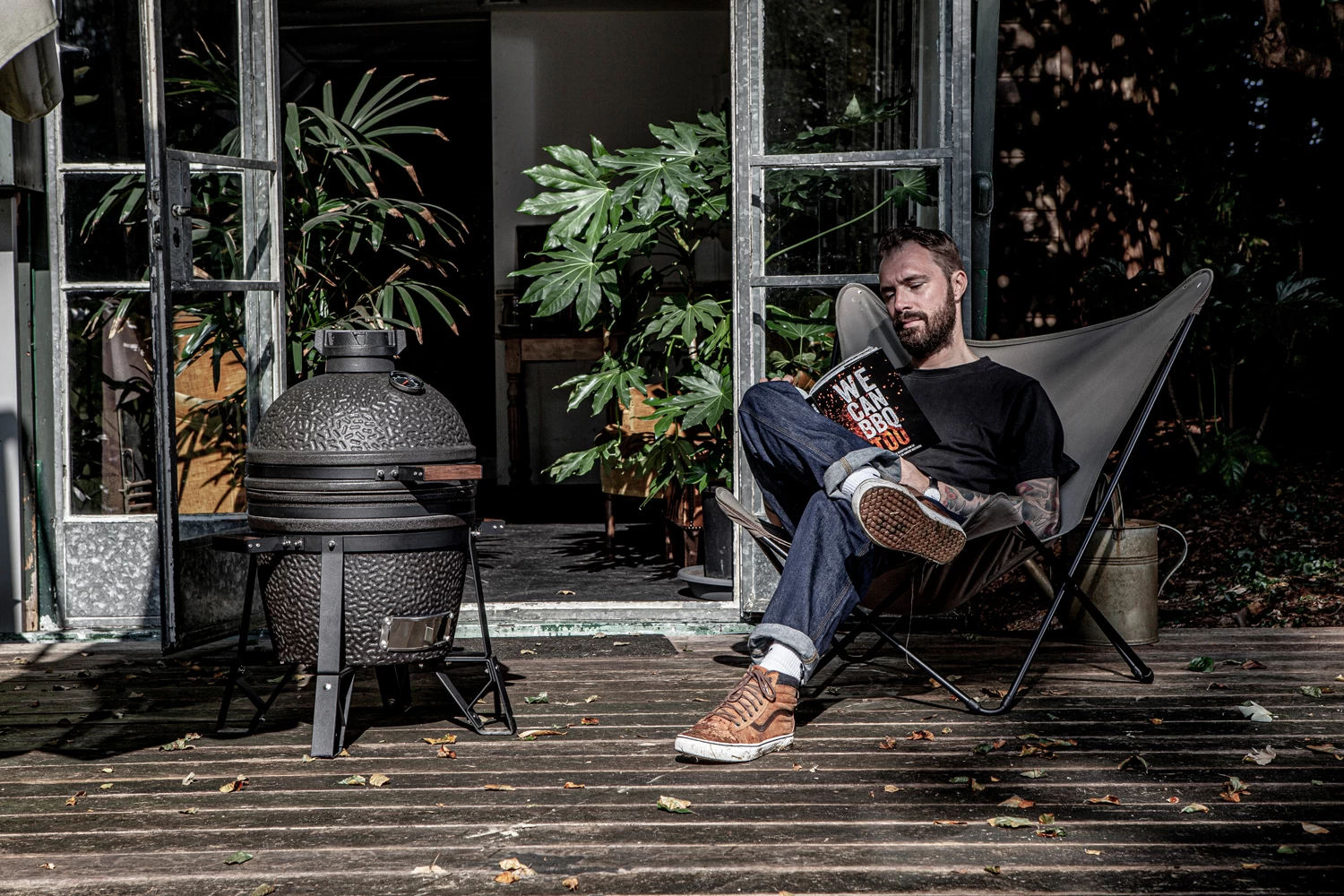 The Bastard Keramikgrill Urban Compact - Schwarz Matt - Modell 2023 4 The Bastard Keramikgrill Urban Compact - Schwarz Matt - Modell 2023 – Bild 2