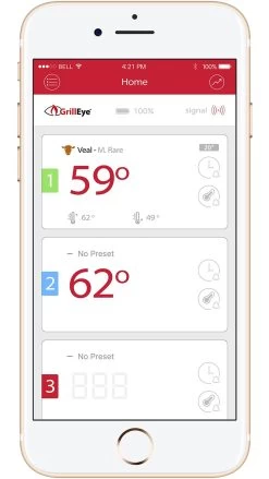 GrillEye Smart Bluetooth Grillthermometer (Grill Eye) -Broil King Store grilleye app temperatur