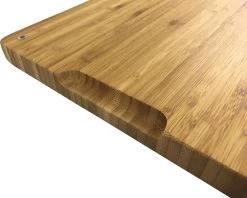 Grillfürst Schneidebrett Klein 39 X 26 Cm Bambus -Broil King Store grillfuerst schneidebrett klein griffmulde