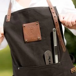 Beefer Grillschürze Aus Baumwolle Und Leder