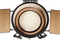 Monolith Grill LeChef Red Mit Gestell Und Seitentischen MG23R - Set - Auslaufmodell -Broil King Store monolith lechef deflektorstein geteilt 201030