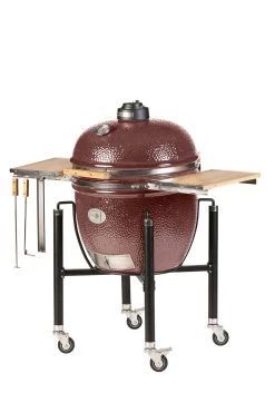 Monolith Grill LeChef Red Mit Gestell Und Seitentischen MG23R - Set - Auslaufmodell -Broil King Store monolith lechef gestell seite 201030