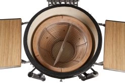 Monolith Grill LeChef Red Mit Gestell Und Seitentischen MG23R - Set - Auslaufmodell -Broil King Store monolith lechef geteilter kohlekorb 201030