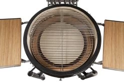 Monolith Grill LeChef Red Mit Gestell Und Seitentischen MG23R - Set - Auslaufmodell -Broil King Store monolith lechef grillroste 201030 black