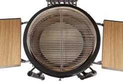 Monolith Grill LeChef Red Mit Gestell Und Seitentischen MG23R - Set - Auslaufmodell -Broil King Store monolith lechef roste 201030 black