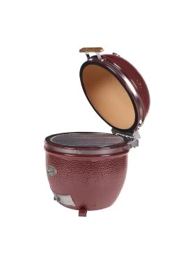 Monolith Grill LeChef Red Ohne Gestell Und Seitentische MG23RNC - Set -Broil King Store monolith lechef seite offen 201031 red