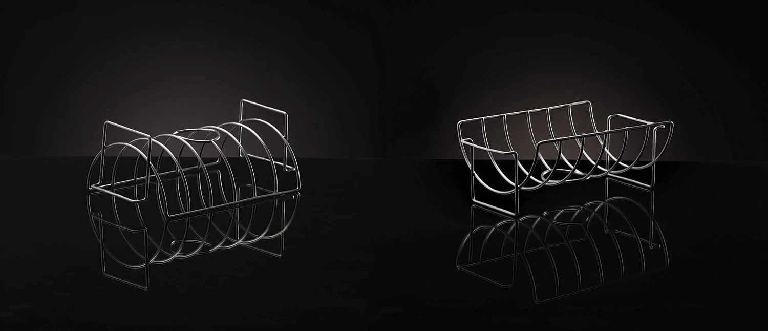 Napoleon 3 In 1 Bratenkorb / Geflügelhalter / Spareribs Halter 7 Napoleon 3 In 1 Bratenkorb / Geflügelhalter / Spareribs Halter – Bild 5