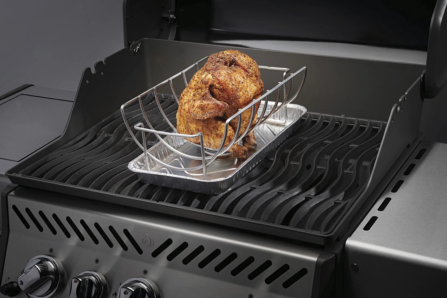 Napoleon 3 In 1 Bratenkorb / Geflügelhalter / Spareribs Halter 4 Napoleon 3 In 1 Bratenkorb / Geflügelhalter / Spareribs Halter – Bild 2