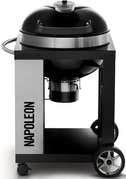 Napoleon Holzkohlegrill Kugelgrill Ø 57cm Im Rollwagen Mit Gussrost Und Deckelscharnier PRO22K-Cart-2