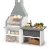 Palazzetti Outdoor Küche: Modul Arbeitsfläche - Granit Grau -Broil King Store palazzetti gartenkueche maxim modul arbeitsflaeche
