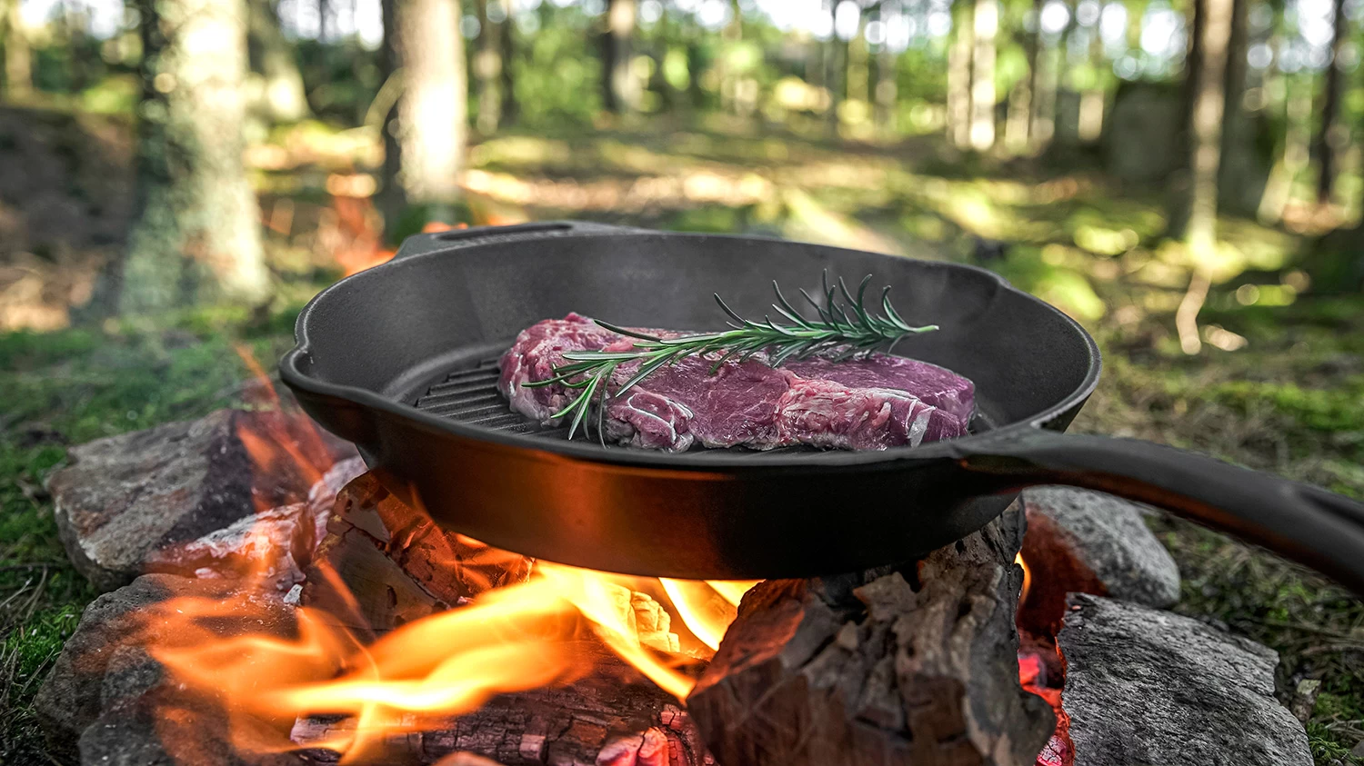 Petromax Grillpfanne Gusseisen Gp30 Mit Stiel 4 Petromax Grillpfanne Gusseisen Gp30 Mit Stiel – Bild 2