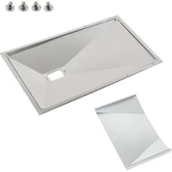 Rösle Ersatzteil: Fettableitblech G3 / G3-S Edelstahl Mit Hitzeabschirmblech